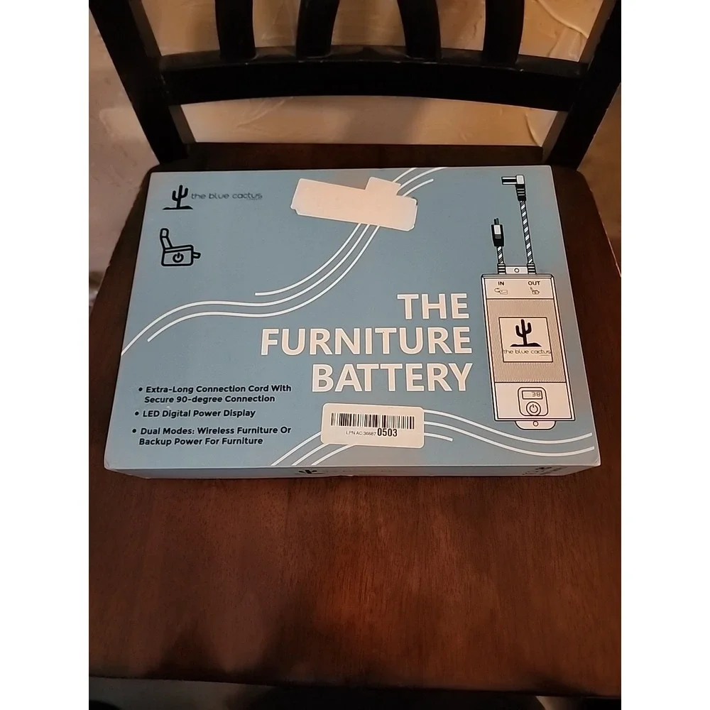 NEW The Furniture Battery 2500mAh by Blue Cactus for Powered Furniture